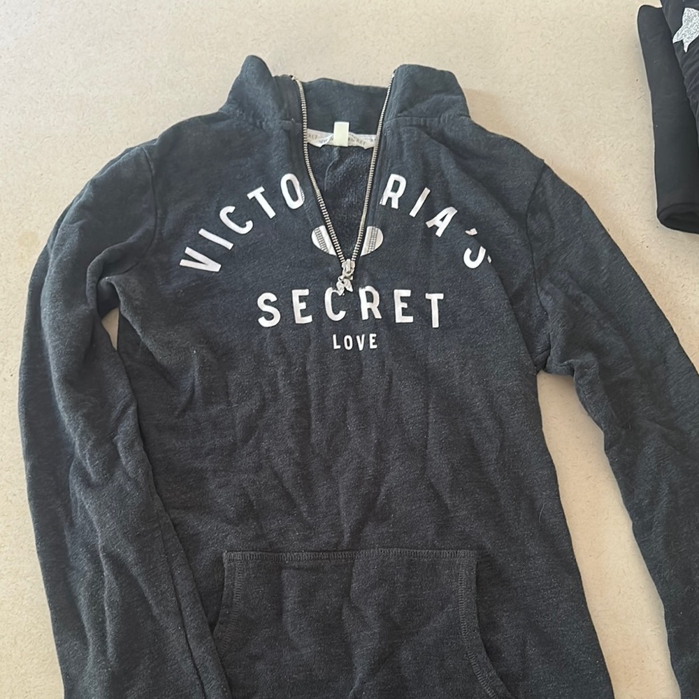Victoria's Secret Charcoal Pullover Hoodie